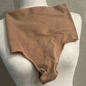 Skims core control high waisted thong size L/XL color ochre new without tags